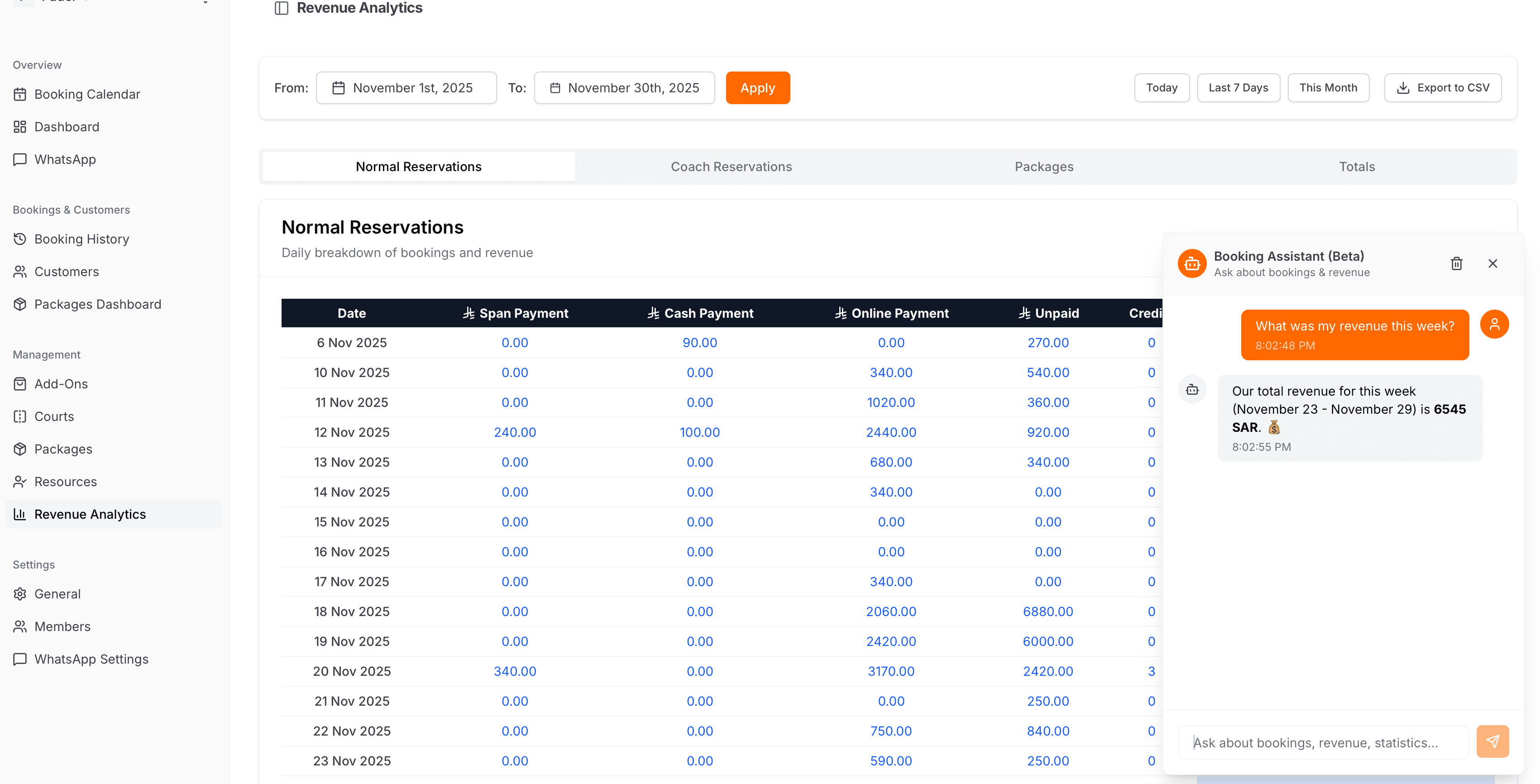 Admin Dashboard Preview